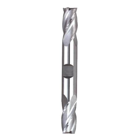 Endmill, Double End Stub AlTiN Coated W/ Weldon, 3/8, Length Of Cut: 3/4